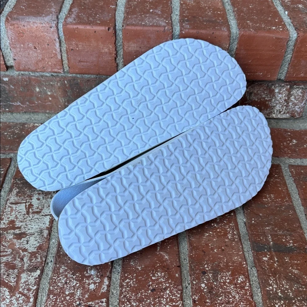 Cushionaire Leland Light Blue Double Buckle Comfort Footbed Sandals Mens Size 12